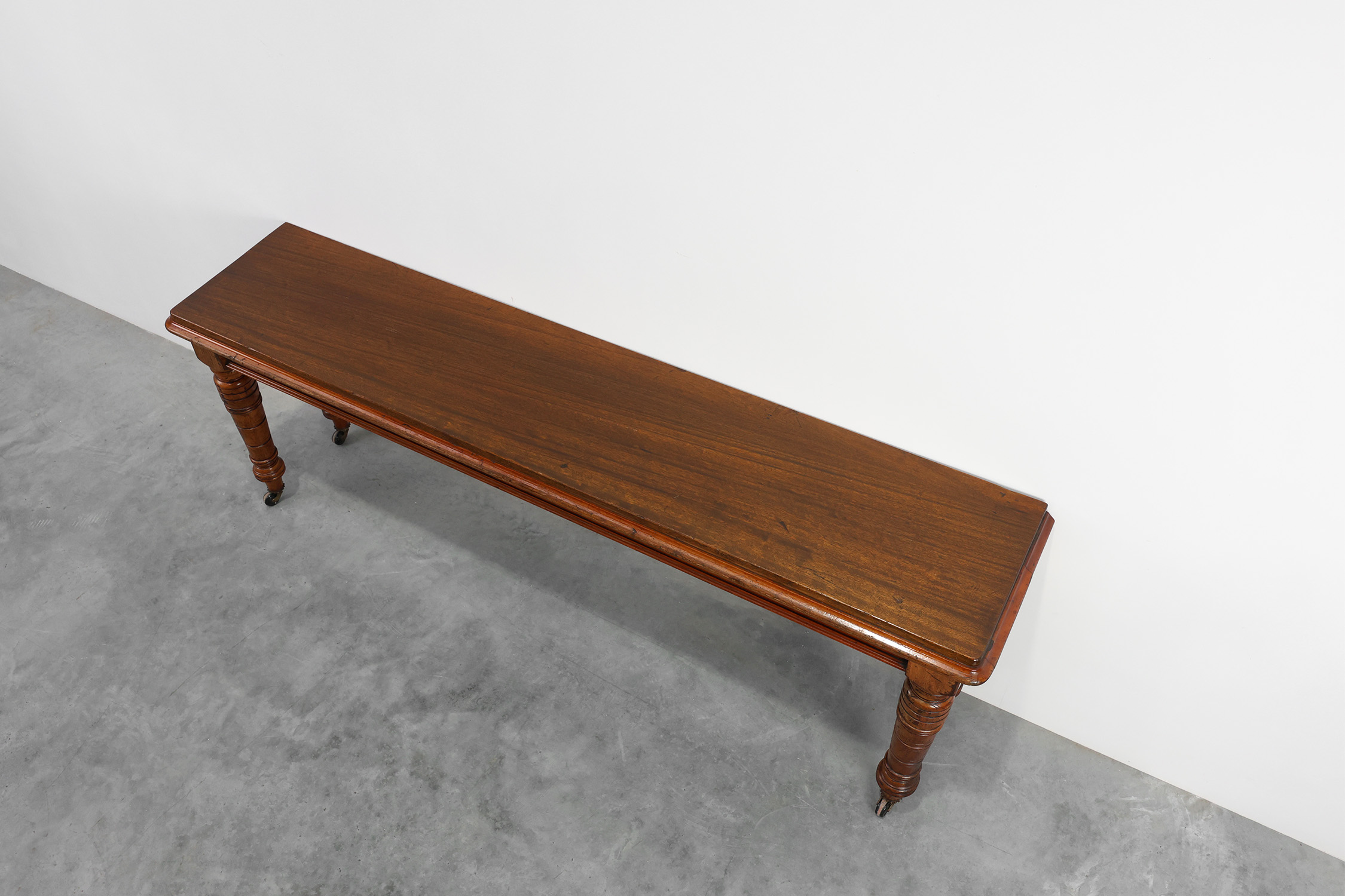 Large William IV Walnut Console Table, United Kingdom ca. 1840thumbnail